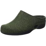 Zapatillas de casa verdes de lana acolchadas Berkemann Lauren talla 43,5 para mujer 