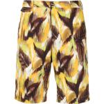 Bermudas amarillas de algodón rebajadas Pantaloni Torino talla 3XL para hombre 