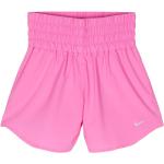 Shorts rosas de poliester de running con logo Nike Swoosh para mujer 