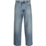 Jeans desgastados azules celeste de algodón rebajados con logo Haikure de materiales sostenibles para mujer 
