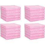 Juegos de toallas rosas de algodón 30x30 