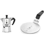 Bialetti - Moka Color: icónica cafetera espresso para estufa, hace café  italiano real, tazas Moka Pot 1 (60 ml), aluminio, Negro : : Hogar  y cocina