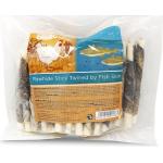 Biazoo Stick de Cuero Trenzado con Piel de Pescado 500 grs Snacks para Perros Apto para Todas Las Razas y tamaños, Altos en proteína.