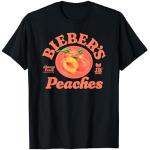 Bieber's Peaches Negro Oficial Camiseta