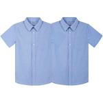 Camisas oxford infantiles azules de poliester formales 24 meses 