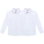 Camisas blancas de poliester de manga larga infantiles rebajadas formales 7 años 
