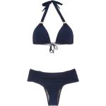 Bragas Bikini Anudadas azules de poliamida Brigitte para mujer 