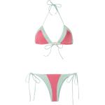 Bikinis triángulo multicolor de poliamida rebajados Brigitte con lazo para mujer 