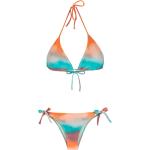 Bikinis halter multicolor de poliamida rebajados con rayas Brigitte con lazo talla XS para mujer 