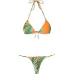 Bikinis triángulo naranja de poliamida Amir Slama con lazo para mujer 