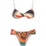 Bikinis multicolor de poliamida rebajados Lygia & Nanny fruncido talla 5XL para mujer 