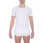 Camisetas interiores blancas de algodón con cuello redondo Bikkembergs talla M para hombre 