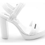 Sandalias blancas de tacón rebajadas Bikkembergs talla 39 para mujer 