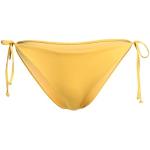 Bragas de bikini doradas tallas grandes Quiksilver con lazo talla XXL para mujer 