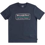 Camisetas azules de algodón de algodón infantiles Billabong 10 años para niño 