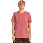 Camisetas deportivas rosas Billabong talla L para hombre 
