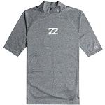 Camisetas deportivas grises de licra manga corta Billabong All Day talla XL para hombre 