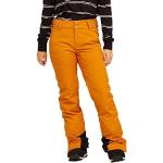 Pantalones marrones de tafetán de snowboard impermeables Billabong talla S para mujer 
