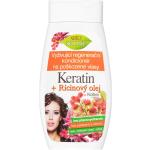 Bione Cosmetics Keratin + Ricinový olej acondicionador para cabello frágil y dañado 260 ml