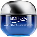 Cremas azules antiarrugas con factor 25 de día de 25 ml Biotherm Blue Therapy para mujer 