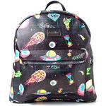 Bioworld Rick and Morty Space Sublimation All-Over Print Ladies Backpack Mochila Tipo Casual 41 Centimeters 20 Negro (Black)