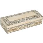 Biscottini Caja porta joyas L20,5 x PR8,5 x H6,5 marrón – Caja de almacenamiento de madera – Caja joyero – Caja porta lápices – Caja de joyería