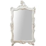 Espejos blancos de madera de baño con marco shabby chic Biscottini 