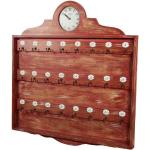 Relojes rojos de madera de pared rebajados vintage Biscottini 