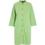 Vestidos camiseros verdes de poliester de verano tallas grandes informales talla XXL para mujer 