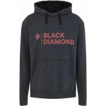 Sudaderas deportivas orgánicas grises de algodón rebajadas con logo Black Diamond talla M de materiales sostenibles para hombre 