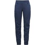 Pantalones orgánicos azules de algodón de montaña Black Diamond talla M de materiales sostenibles para mujer 