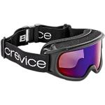 Black Crevice - Gafas de esquí para Mujer, Invierno, Mujer, Color Negro - Schwarz/Smoke Blue, tamaño Talla única