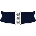 Cinturones elásticos azul marino talla L para mujer 