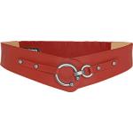 Cinturones rojos de sintético con gancho  vintage talla L para mujer 
