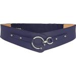 Cinturones azul marino de sintético con gancho  vintage talla M para mujer 