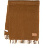 Bufandas marrones de poliamida de lana  con logo Talla Única de materiales sostenibles para mujer 