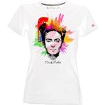 Camisetas blancas de algodón  Frida Kahlo lavable a máquina talla S para mujer 
