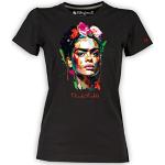 Camisetas negras Frida Kahlo talla XL para mujer 