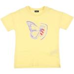 Camisetas amarillas de algodón de manga corta infantiles BLAUER 10 años para niña 