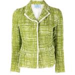 Americanas verdes de algodón manga larga a cuadros Prada talla XL para mujer 