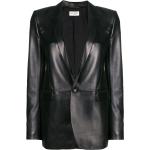 Chaquetas negras de algodón de piel  manga larga Saint Laurent Paris talla XS para mujer 