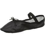 Zapatillas negras de goma de piel acolchadas Bloch talla 35 para mujer 