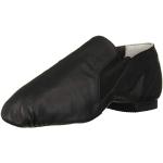 Bloch Dance Girl's Elasta Bootie Jazz Shoe, Black, 2 M US (Toddler/Youth)