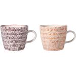 Tazas lila de cerámica de té  aptas para lavavajillas Bloomingville 