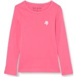Camisetas rosas de algodón de manga larga infantiles Blue Seven 3 años para niña 