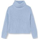 Blue Seven Jersey de Cuello Alto para niña Adolescente Suéter, Azul Medio, 164 cm para Niñas