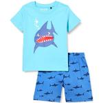 BLUE SEVEN Jungen Pyjama Juego de Pijama, TÜRKIS Orig, 4 Years (Pack de 2) para Niños