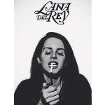 Blue Throat Trident Collection Lana Del Rey Músico Cantante Póster de 12 x 18 pulgadas