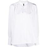Blusas blancas de poliester de manga larga rebajadas manga larga Rag & Bone talla XS para mujer 