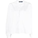 Blusas blancas de algodón de manga larga rebajadas manga larga con escote V Ralph Lauren Polo Ralph Lauren talla 3XL para mujer 